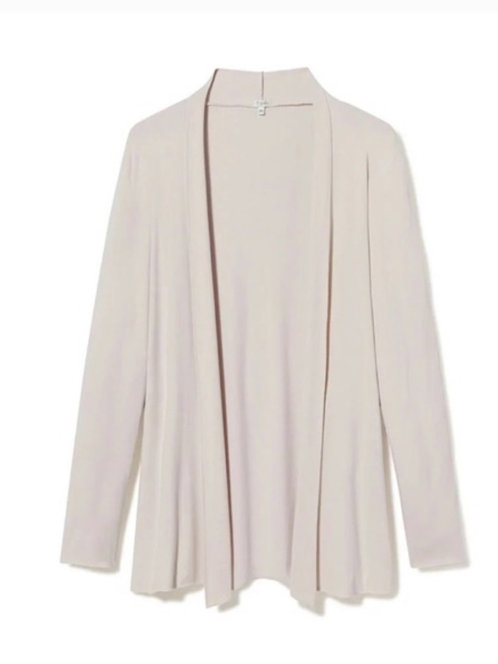 PJ Harlow Open Front Cardigan Modal Blend Cream Lightweight Lounge Size S